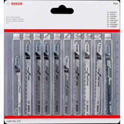 Bosch 2 607 011 172 Lame de scie sauteuse, à chantourner et sabre Lames de scie sauteuse 10 pièce(s)