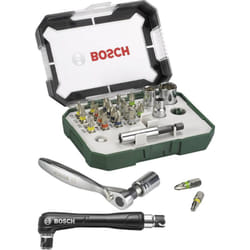 Bosch - Jeu d'embouts Accessories Promoline 2607017392 27 pièces vis à fente, vis Pozidriv, cruciforme Phillips, 6 pans i