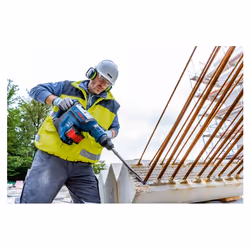 Bosch GBH 18V-45 C Professional 305 tr/min SDS Max 8 kg Noir, Bleu, Rouge - Vue supplémentaire 7