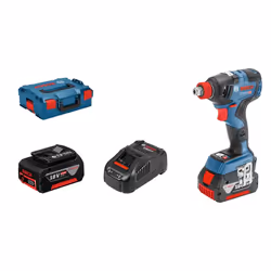 Clé à chocs Bosch GDX 18V-200 C; 18 V; 2x5,0 Ah accu.