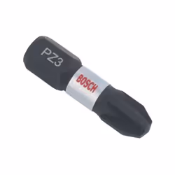 Peu de tournevis Bosch Impact Control; PZ3; 25 mm; 2 unités
