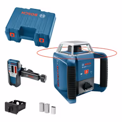 Bosch GRL 400 H, 400 m, 0,08 mm/m, 5°, 600 tr/min, Rouge, 635 nm (&lt; 1 mW)