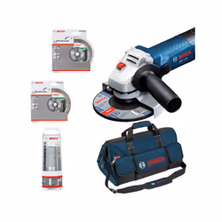 Description générale Ce pack comprend une meuleuse angulaire GWS 7-125 de 720 W, un sac de transport, deux disques diamant de ...