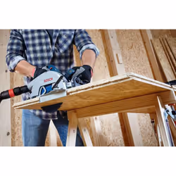 Bosch GKS 18V-68 GC Professional 19 cm Noir, Bleu 5000 tr/min - Vue supplémentaire 4