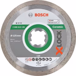 Bosch 2 608 615 138, Disque de coupe, pierre, Carrelage, Bosch, 2,22 cm, 12,5 cm, 1,6 mm