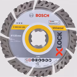 Bosch 2 608 615 161, Disque de coupe, Moyeu plat, Universel, Bosch, 2,22 cm, 12,5 cm