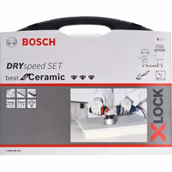 Bosch 2608599037 Kit frese a secco diamantate 5 parti 1 pz. Cutter