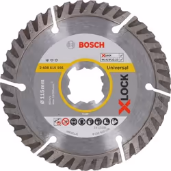 Bosch 2 608 615 165, Disque de coupe, Moyeu plat, Brique, Béton, Ciment dur, Grès, pierre, Bosch, 2,22 cm, 11,5 cm