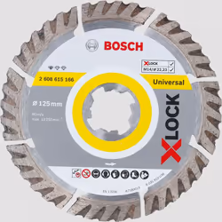 Bosch 2 608 615 166, Disque de coupe, Moyeu plat, Universel, Bosch, 2,22 cm, 12,5 cm