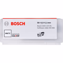 Lames de rabot Bosch 2608000673; 56x5,5x1,1 mm; 10 unités