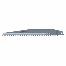 Bosch S 1142 KHM, Lames de scie sauteuse, Bois, Acier fin au carbone, Gris, Blanc, 1,25 mm, 22,5 cm