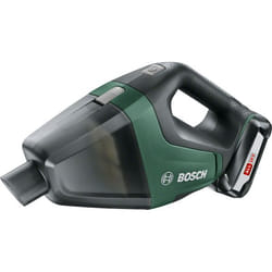 Bosch UniversalVac 18 Noir, Vert Sans sac