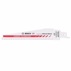 Bosch S 956 XHM, Lames de scie sauteuse, Métal, Acier, Bois, Acier rapide, Rouge, Blanc, 6-8, 1,25 mm
