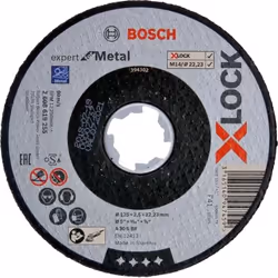 Bosch 2 608 619 255, Disque de coupe, Tuyau, Acier, Profil, Métal non Ferreux, Bosch, 2,22 cm, 12,5 cm, 2,5 mm