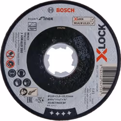 Bosch 2 608 619 260, Disque de coupe, Moyeu plat, Acier inoxydable, Bosch, 2,22 cm, 12,5 cm