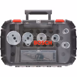 Bosch 2 608 594 187, Régler, Perceuse, Métal, Métal non Ferreux, Tuyau, Plaque de plâtre, Plastique, Bois, Noir, Rouge, Blanc ...