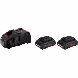 Batterie Bosch ProCORE18V; 18 V; 2x4,0 Ah accu + Chargeur GAL 1880 CV