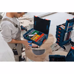 Bosch 1 600 A01 6NC Boîte de rangement Rectangulaire Acrylonitrile-Butadiène-Styrène (ABS) Bleu - Vue supplémentaire 4