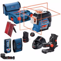 Niveau laser Bosch GLL 3-80 C Professional; 1x2,0 Ah accu.