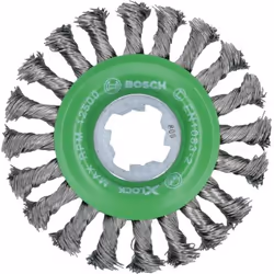 Bosch 2 608 620 733, Disque de nettoyage, Acier inoxydable, Bosch, 11,5 cm, Vert, Acier inoxydable, 12500 tr/min
