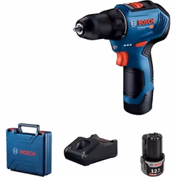 Perceuse Bosch GSR 12V-30; 12 V; 2x2,0 Ah accu.