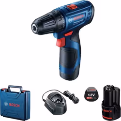 Perceuse Bosch GSR 120-Li; 12 V; 2x2,0 Ah accu.