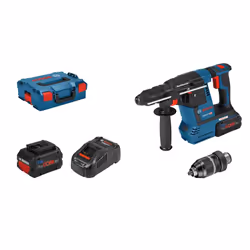 Bosch GBH 18V-26F PROFESSIONAL, SDS Plus, Noir, Bleu, Rouge, Moteur sans balai, 2,6 cm, 980 tr/min, 2,6 J