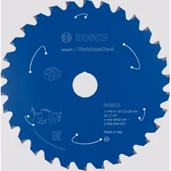 Bosch 2 608 644 531, Acier inoxydable, 14 cm, 2 cm, 1,2 mm, 5400 tr/min, 1,5 mm