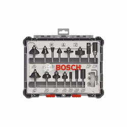 Bosch 2607017473, Jeu d'embouts, 3,5 cm, 15 pièce(s), 12,25,45,90°, DIN EN-847, Allemagne