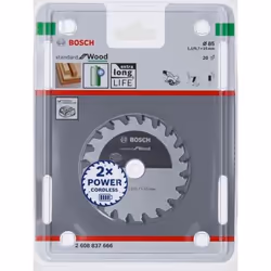 Bosch 2 608 837 666 lame de scie circulaire 8,5 cm 1 pièce(s)