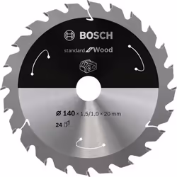 Bosch 2 608 837 671, Bois dur, Bois tendre, Bois, 14 cm, 2 cm, 1 mm, 10500 tr/min, 1,5 mm