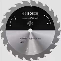 Bosch 2 608 837 673, Bois, 15 cm, 1 cm, 1 mm, 10000 tr/min, 1,6 mm