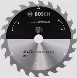 Bosch 2 608 837 690, Bois, 17,3 cm, 2 cm, 1 mm, 8500 tr/min, 1,5 mm