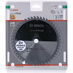 Bosch 2608837701, 18,4 cm, Pointe au carbure de tungstène (TCC), Bosch, 210 g, 1 pièce(s)