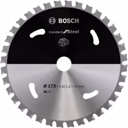 Bosch 2 608 837 750, Métal, 17,3 cm, 3,6 cm, 1,2 mm, 4100 tr/min, 1,6 mm