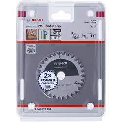 Bosch ‎2608837752 lame de scie circulaire 8,5 cm 1 pièce(s)