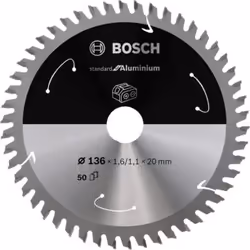Bosch 2 608 837 754, Métal, 13,6 cm, 22 cm, 1,1 mm, 11000 tr/min, 1,6 mm