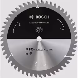 Bosch 2 608 837 762, Aluminium, 15 cm, 1 cm, 1,3 mm, 10000 tr/min, 1,8 mm