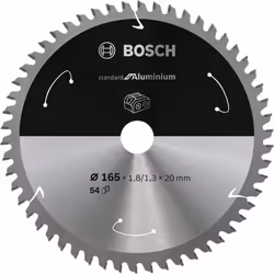 Bosch 2 608 837 763, Aluminium, Métal non Ferreux, 16,5 cm, 2 cm, 1,3 mm, 9500 tr/min, 1,8 mm