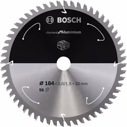 Bosch 2 608 837 766, Aluminium, Métal non Ferreux, 18,4 cm, 1,6 cm, 1,5 mm, 7900 tr/min, 2 mm