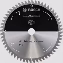 Bosch 2 608 837 768, Aluminium, 18,4 cm, 2 cm, 1,5 mm, 7900 tr/min, 2 mm