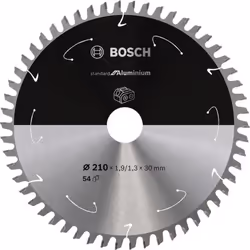 Bosch 2 608 837 773, Aluminium, Métal non Ferreux, 21 cm, 3 cm, 1,3 mm, 7000 tr/min, 1,9 mm
