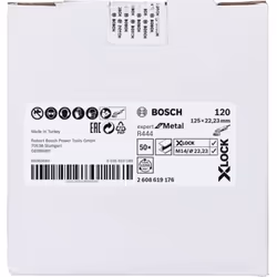 Bosch X-LOCK R444 EXPERT FOR METAL Disque de ponçage - Vue supplémentaire 2