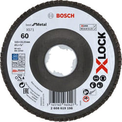 Bosch 2 608 619 198 accessoire pour meuleuse d'angle Disque à rabats
