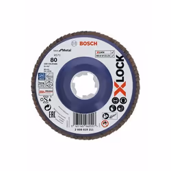 Meule-éventail Bosch 2608619206; 115x22,23 mm; K60; X-Lock