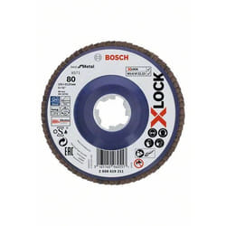 Meule-éventail Bosch 2608619206; 115x22,23 mm; K60; X-Lock
