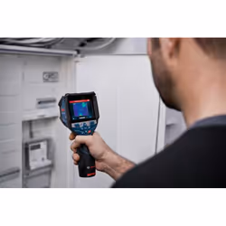 Bosch GTC 600 C Noise equivalent temperature difference (NETD) IR Noir, Bleu 256 x 192 pixels Écran integré LCD - Vue supplémentaire 4