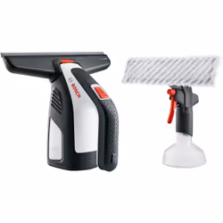 Bosch GlassVAC Solo Plus, Noir, Blanc, 0,1 L, 105 m², 3,6 V, 2000 mAh, 30 min