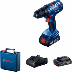 Perceuse-visseuse sans fil Bosch GSR 180-LI; 18 V; 2x2,0 Ah accu.