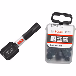 Peu de tournevis Bosch Impact Control; T20; 25 mm; 12 unités